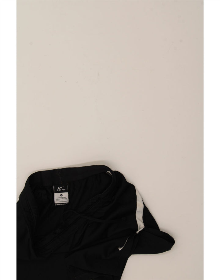 NIKE Boys Dri Fit Sport Shorts 12-13 Years Large Black Polyester Vintage Nike and Second-Hand Nike from Messina Hembry 