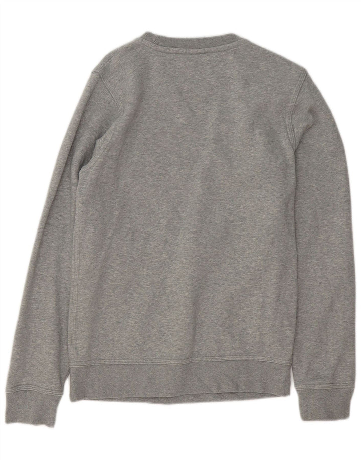 Nike Sweatshirt til mænd, lille grå flækket bomuld