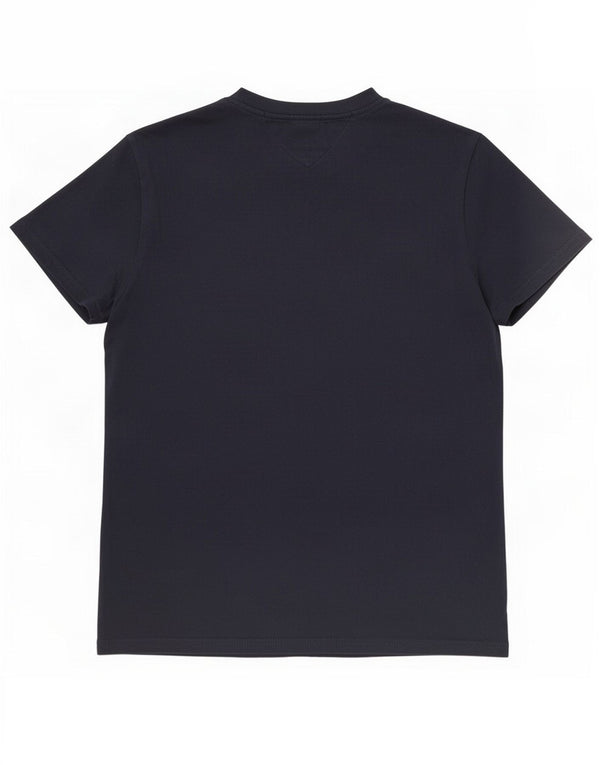 Tommy Hilfiger Camiseta con gráfico de ajuste regular para hombre Top pequeño de algodón azul marino