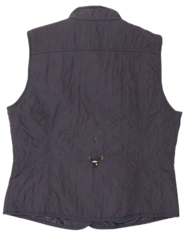 Zara női steppelt Gilet UK 18 XL sötétkék
