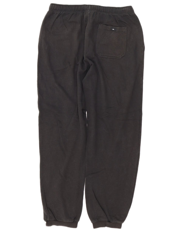 Quiksilver Pantalon de Survêtement Graphique pour Homme Joggers Large Noir Coton