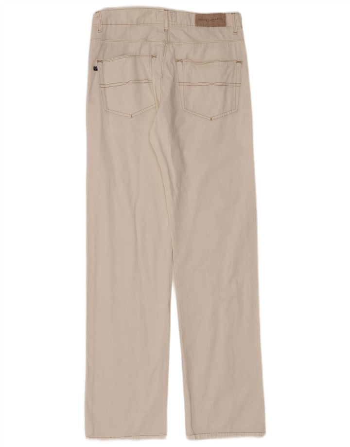Jeans dritti da uomo Gant W31 L33 cotone bianco