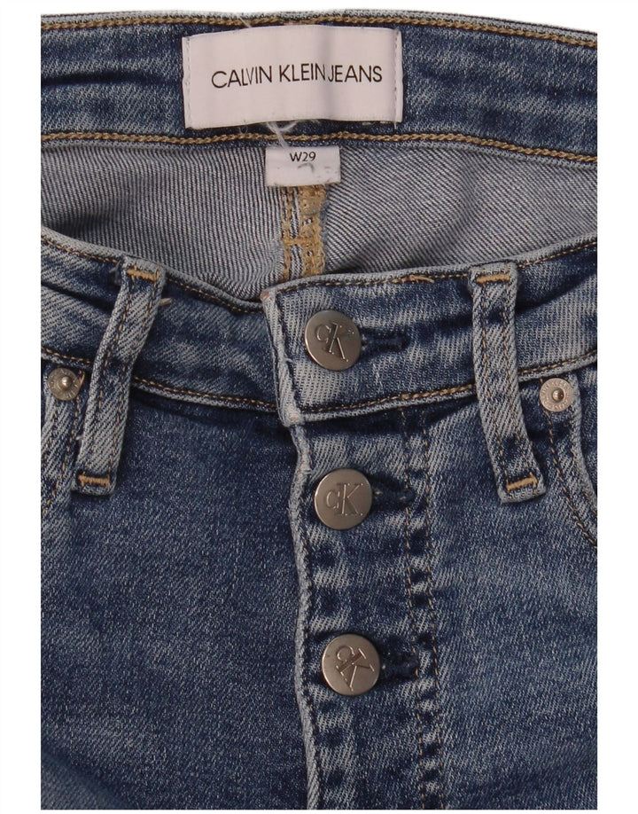 CALVIN KLEIN Womens Skinny Jeans W29 L28 Blue