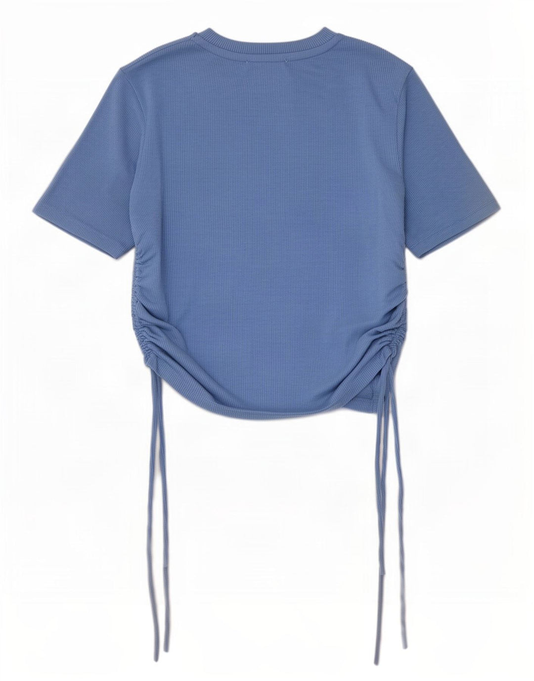 Zara Womens Crop Blouse Top UK 12 Medium Blue Polyester