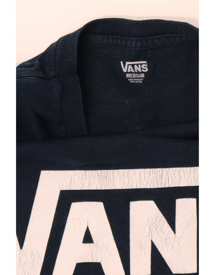 Vans Hombre Camiseta Gráfica Top Medium Azul Marino