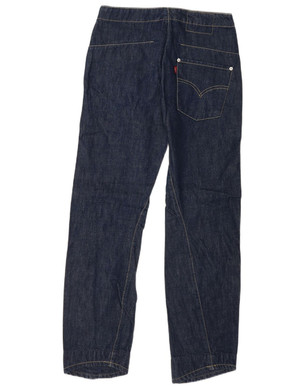 Levi's Herren Straight Jeans W29 L32 Marineblaue Baumwolle