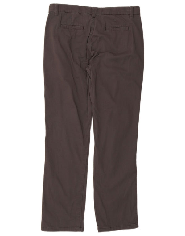 Izod Boys Husky Straight παντελόνι Chino 15-16 ετών W32 L29 Γκρι βαμβακερό