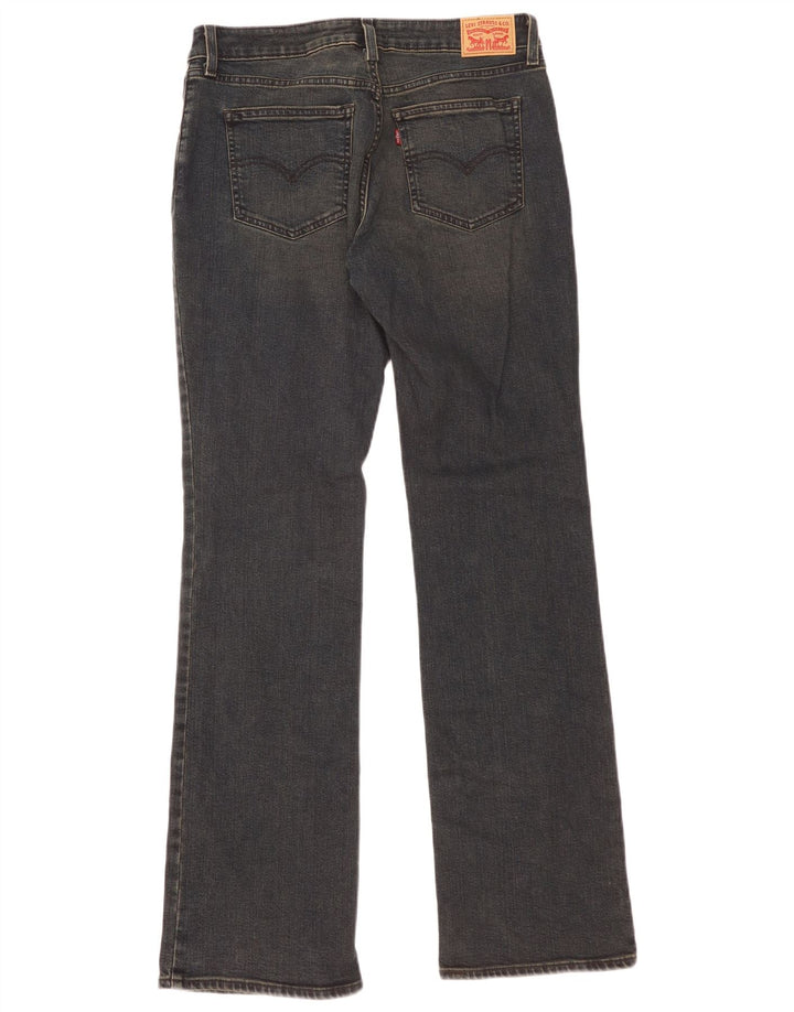Jeans Levi's da donna super bassi bootcut W30 L34 cotone nero