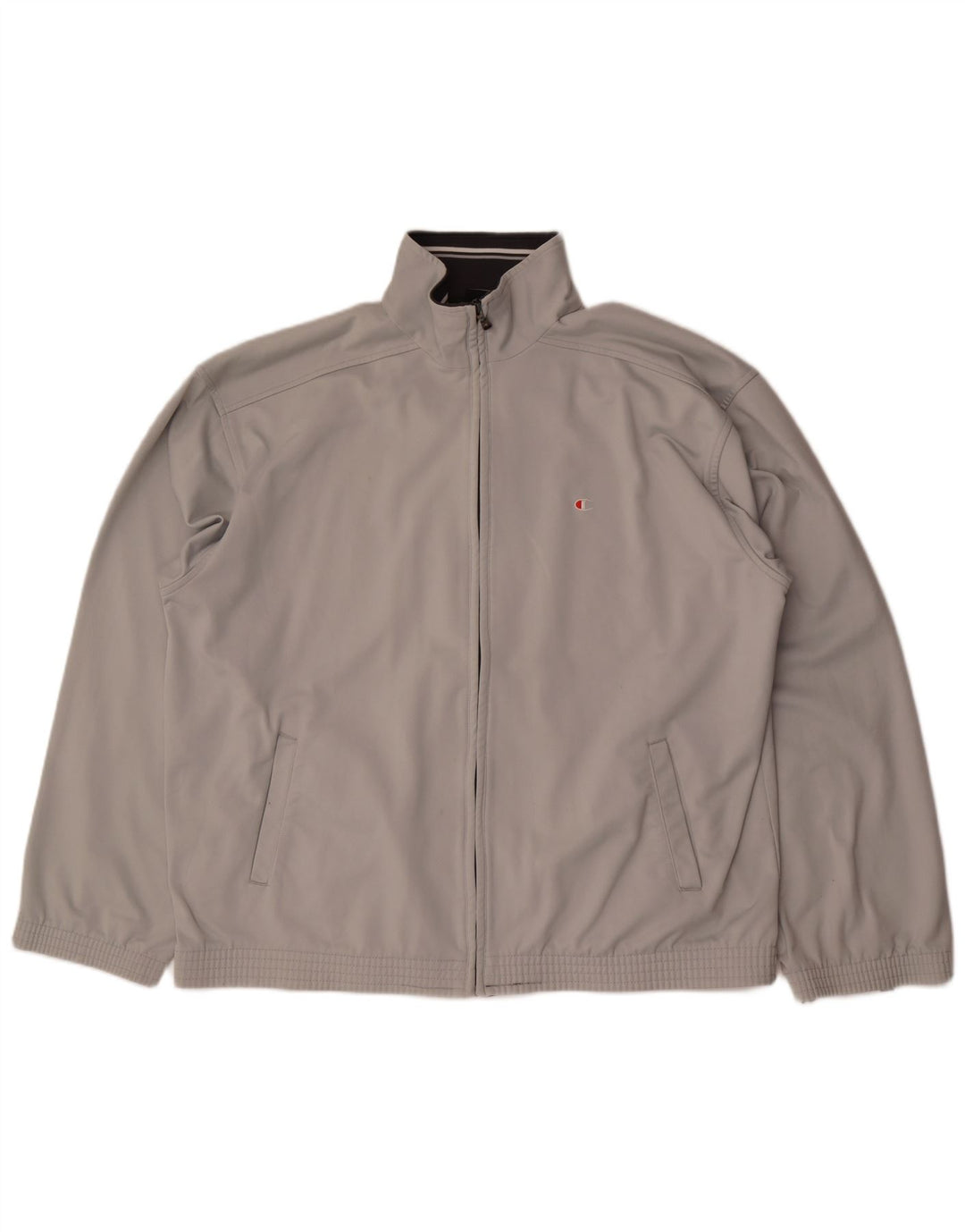 Champion Mens Tracksuit Top Jacket 2XL Grey