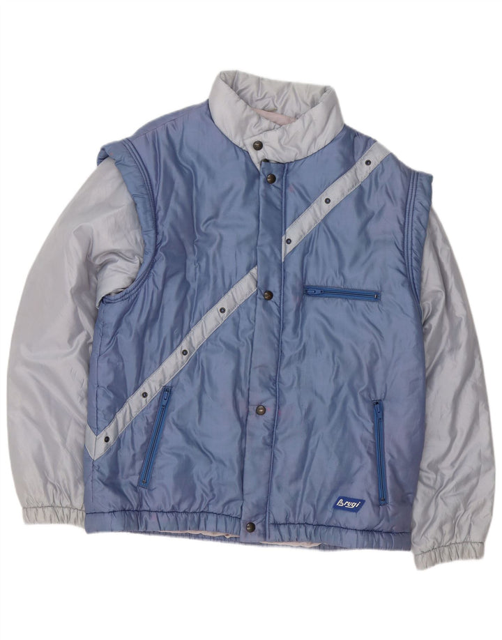 Giacca a vento da uomo Brugi IT 52 XL Blu poliestere color block