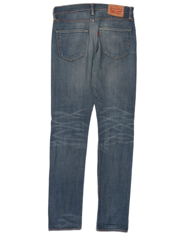Levi's Mens 522 Slim Tapered Jeans W30 L34 Blue Cotton