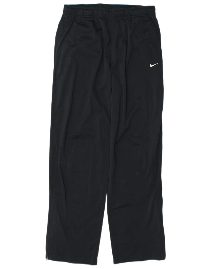 Męskie spodnie dresowe Nike, małe, czarne, poliestrowe