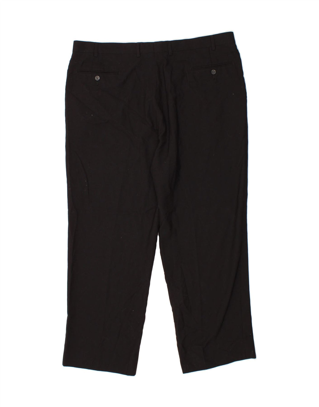 IZOD Mens Straight Suit Trousers W40 L30 Black Polyester Vintage Izod and Second-Hand Izod from Messina Hembry 
