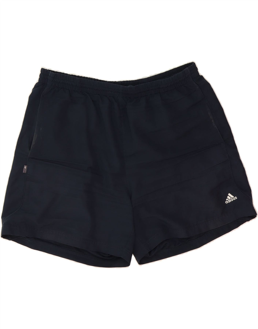 ADIDAS Mens Sport Shorts 2XL Navy Blue Polyester Vintage Adidas and Second-Hand Adidas from Messina Hembry 