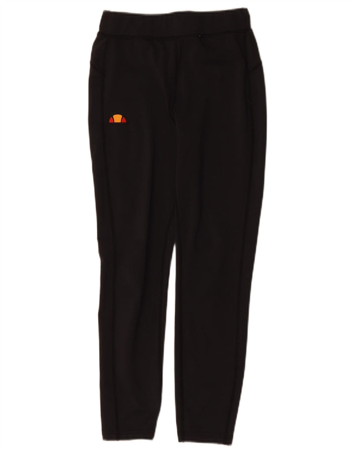 Ellesse Legging court graphique pour femme UK 8 Small Noir Polyester