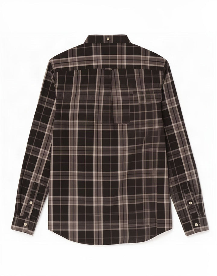 Camisa Lyle & Scott para hombre Small Black Check Cotton