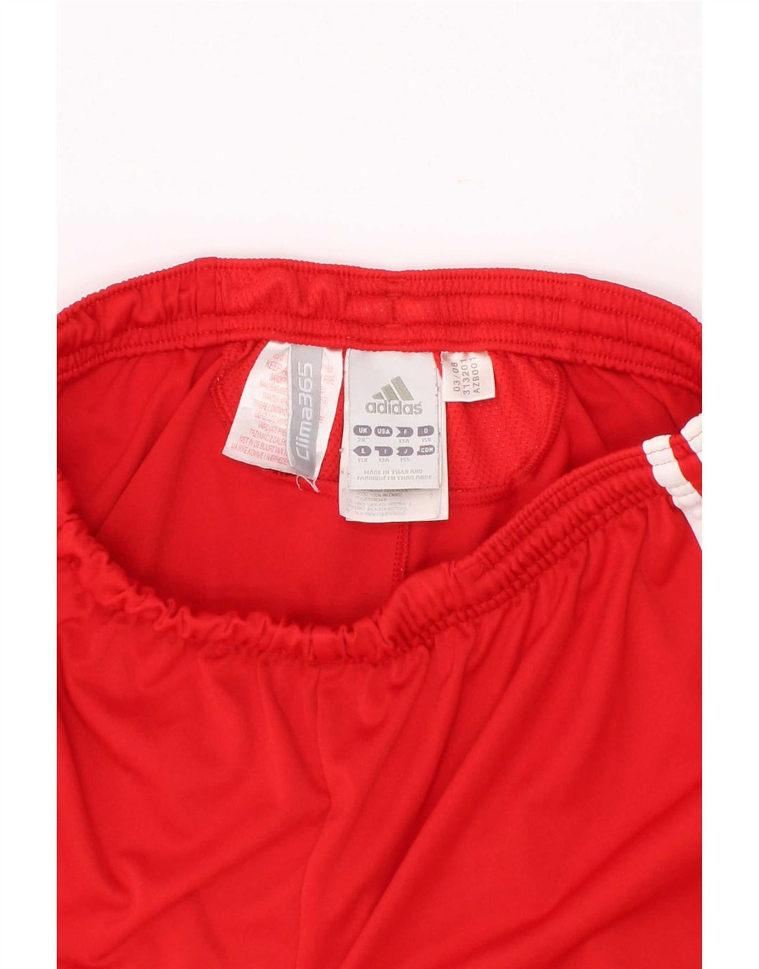 Adidas Boys Liverpool Sport Shorts 12-13 Years Red Polyester