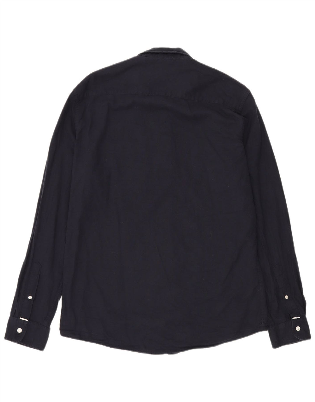 FRENCH CONNECTION Mens Slim Fit Shirt Large Navy Blue Cotton