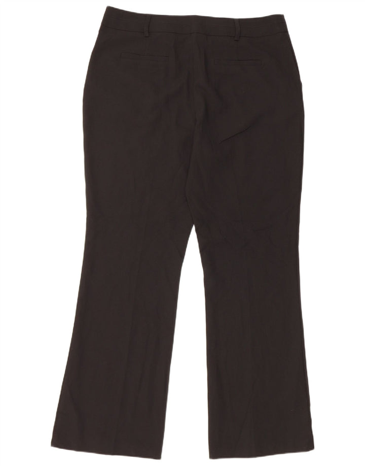 M&Co Dame Bootcut Chino Bukser UK 14 Large W32 L29 Sort Polyester