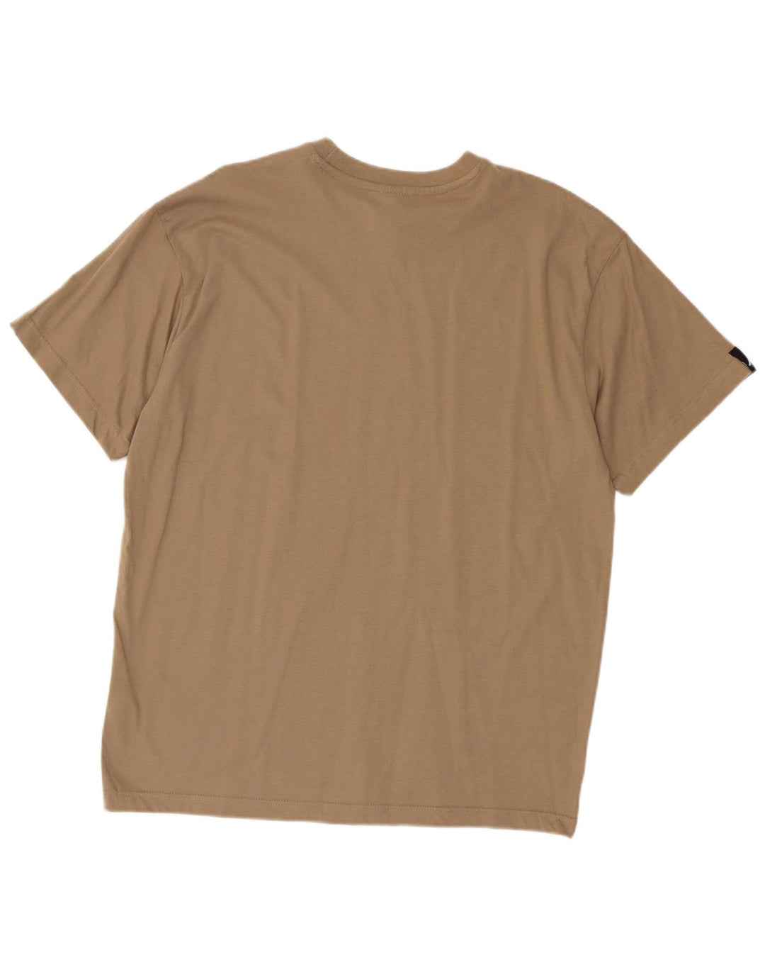 Kappa Mens T-Shirt Top Large Brown Cotton