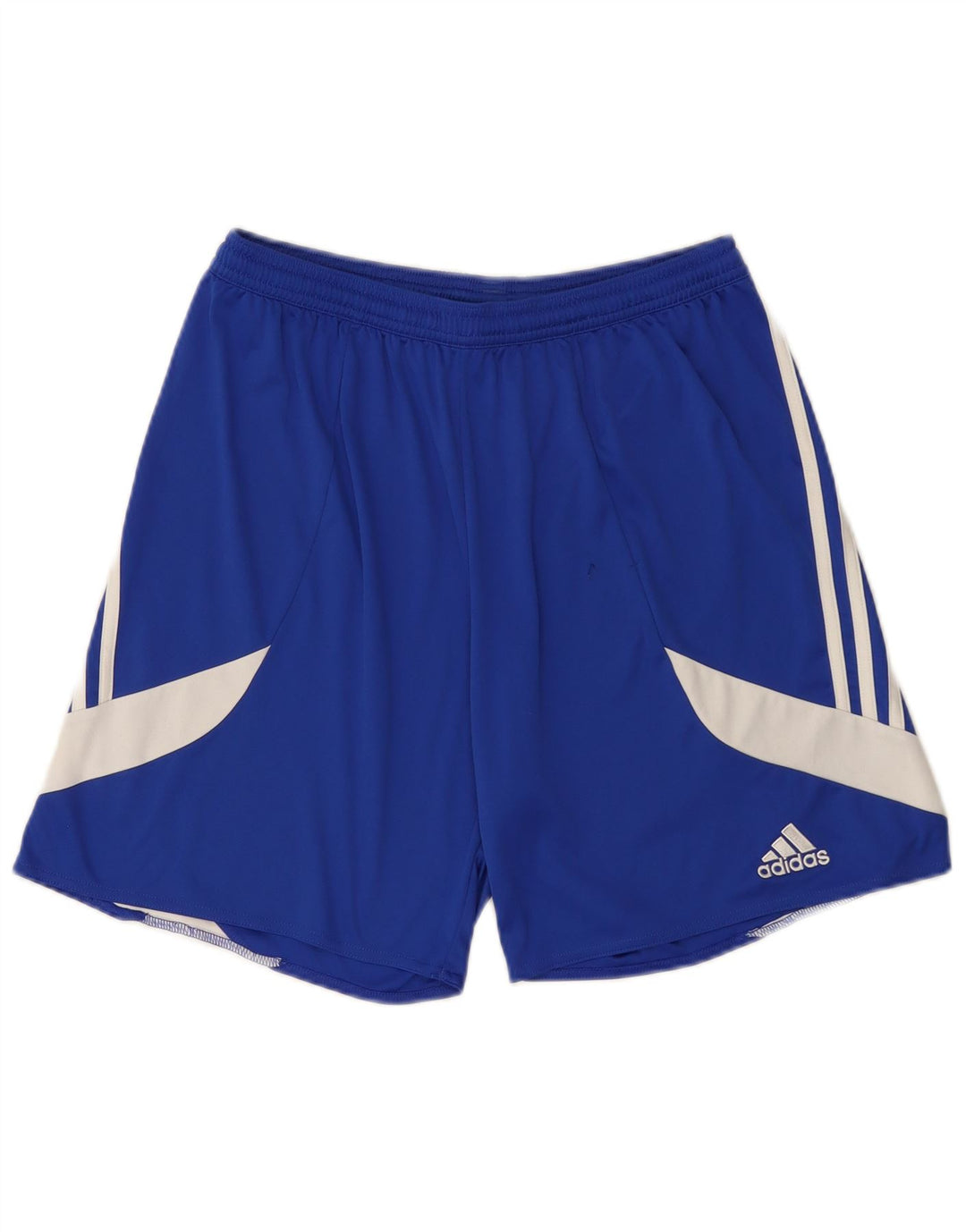 Adidas Mens Climalite Sport Shorts Large  Blue Colourblock Polyester