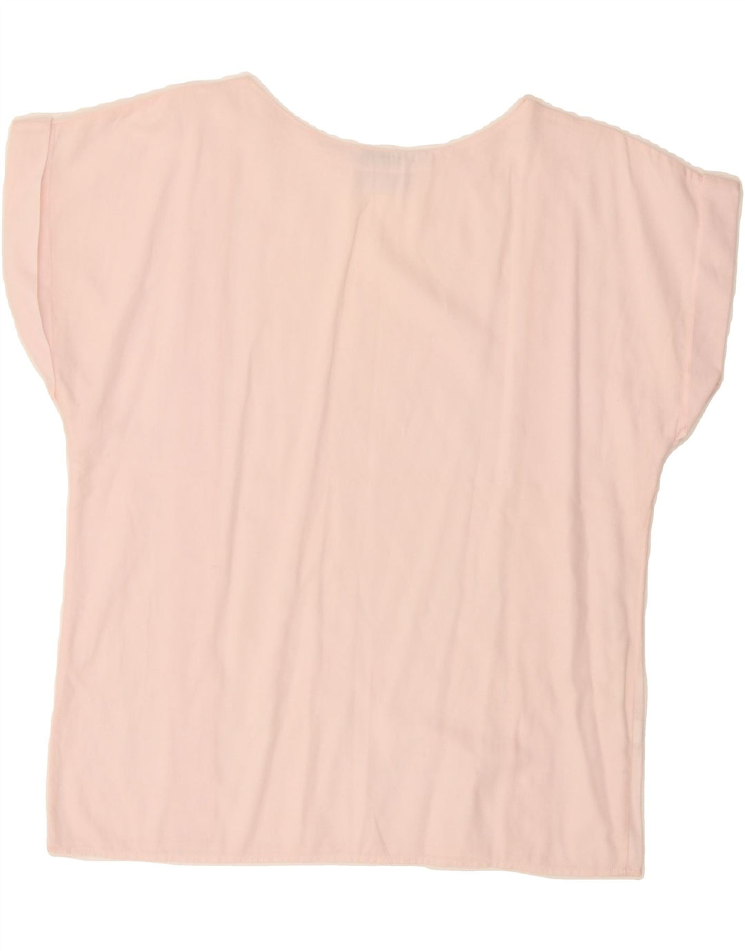 LUISA SPAGNOLI Womens Oversized Blouse Top UK 10 Small Pink Cotton Vintage Luisa Spagnoli and Second-Hand Luisa Spagnoli from Messina Hembry 