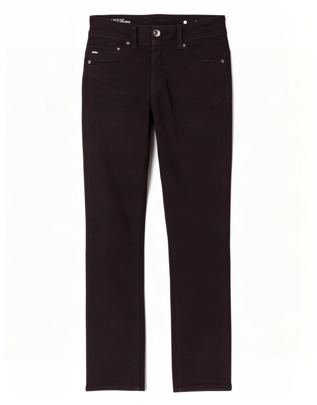 G-Star Womens Midge Saddle Straight Jeans W28 L30 Black Cotton