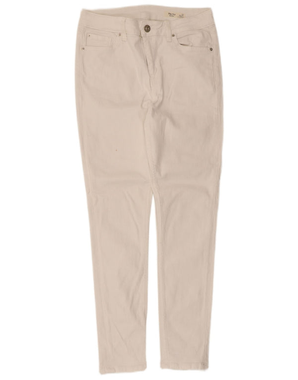 Marks & Spencer Damskie The Ivy Skinny Jeans UK 12 Medium W30 L28 Białe