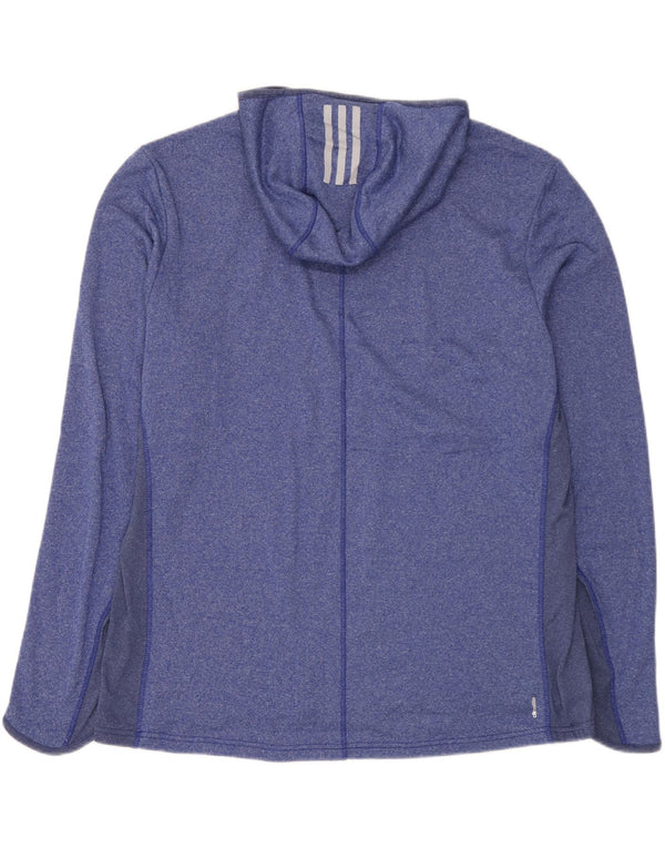 Adidas Herre hættetrøje Langærmet 2XL Blå