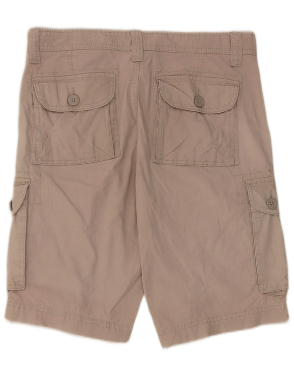Pantaloncini cargo da uomo Benetton IT 44 XS W30 Cotone grigio