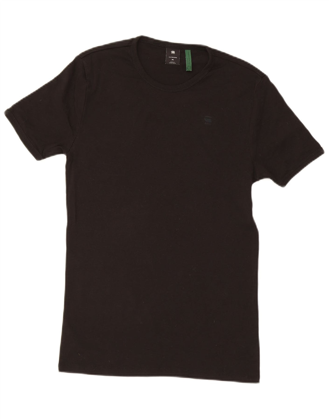 G-STAR Mens T-Shirt Top Medium Black Cotton