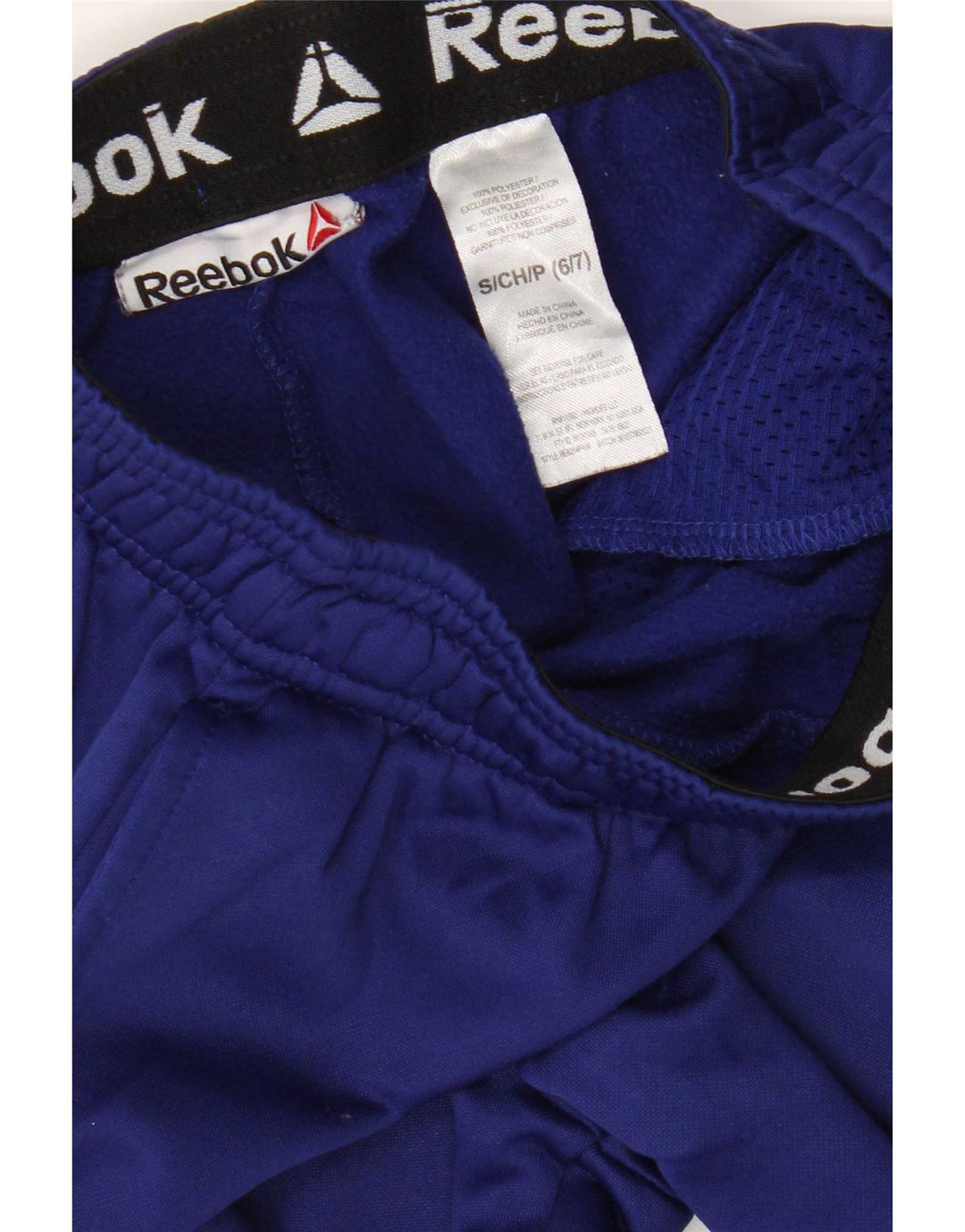 Reebok Boys træningsdragt Bukser Joggers 6-7 år Lille blå polyester