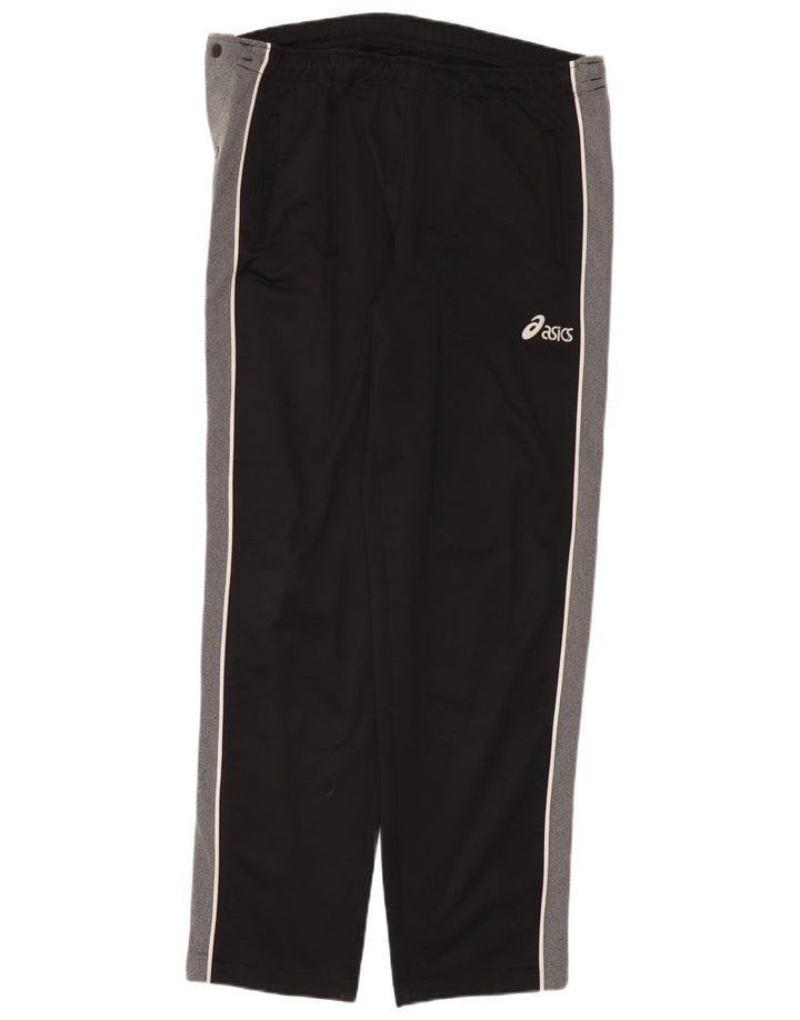 Pantaloni da tuta da uomo Asics color block medio nero