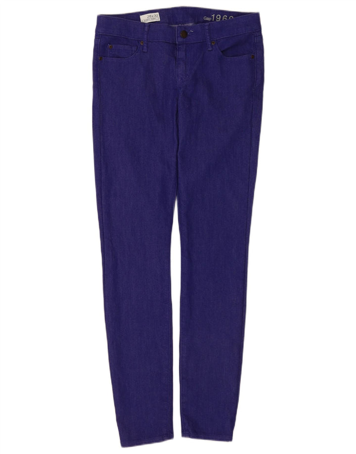 Gap Womens Skinny Jeans W28 L32 Blue Cotton