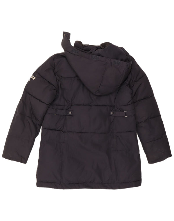 Best Company Girls Hooded Padded Coat 13-14 Years Navy Blue Polyester