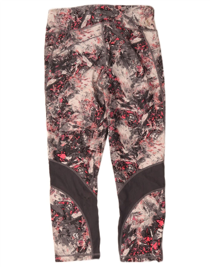 Calvin Klein Leggings con patrón abstracto para mujer UK 8 Small Multicolor