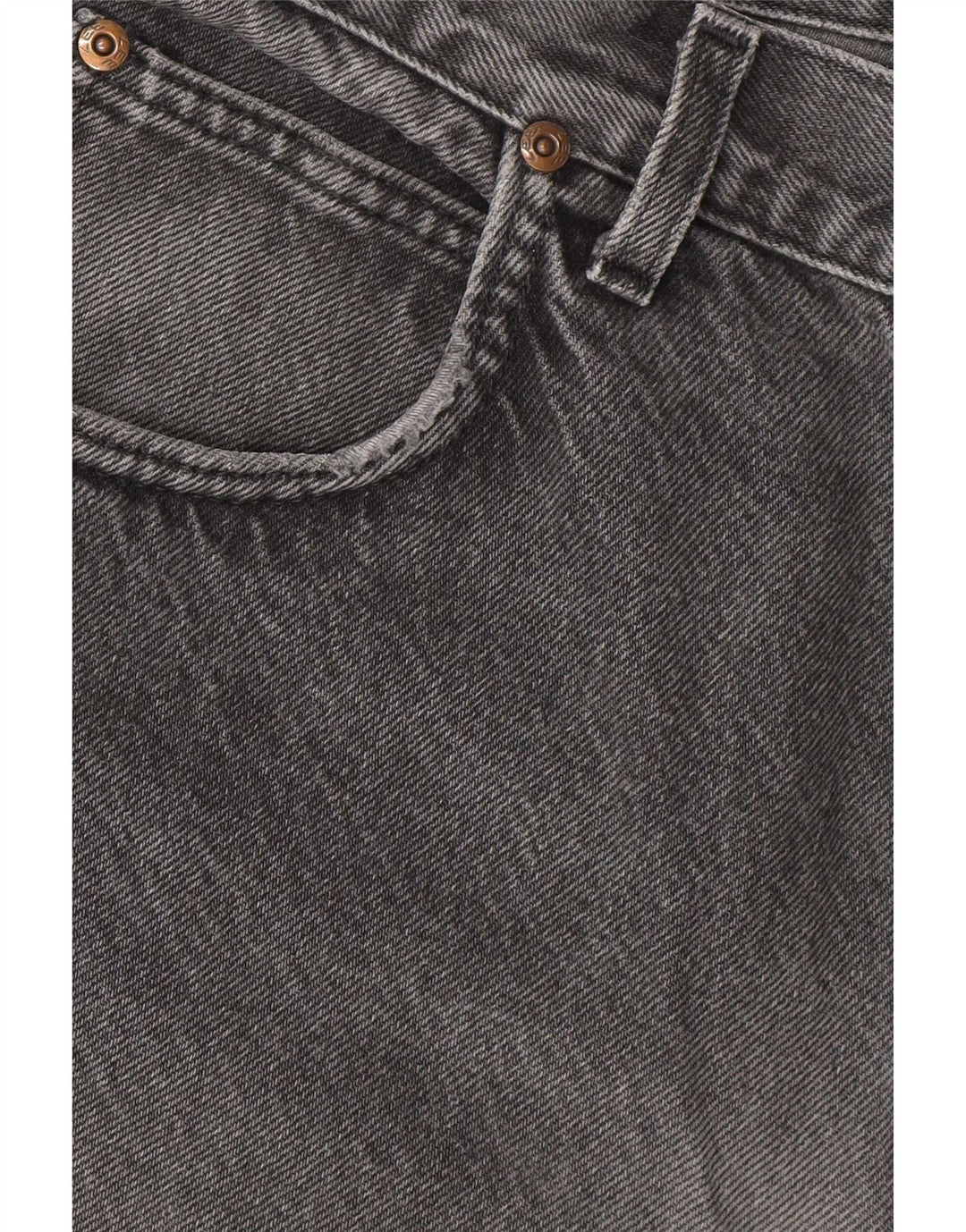 Lee Mens Chicago Straight Jeans W38 L34 Grey Cotton