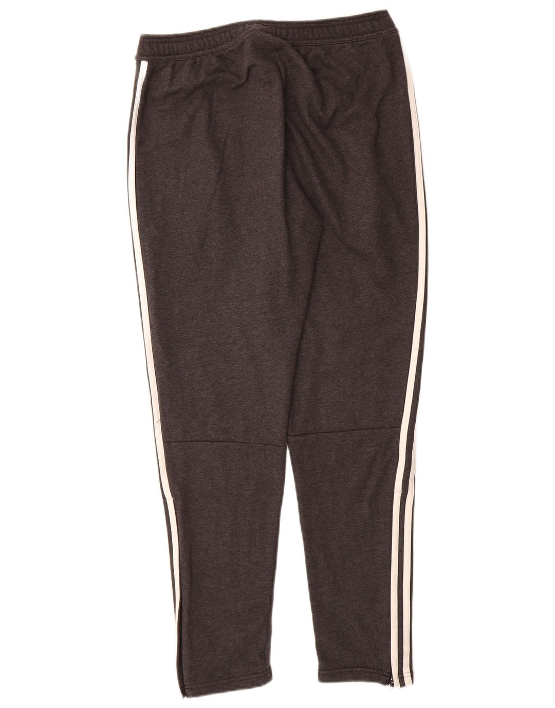 Adidas Mens Tracksuit Trousers Medium  Grey Cotton