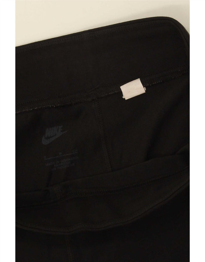 Nike Womens Graphic Leggings UK 10 Small  Black