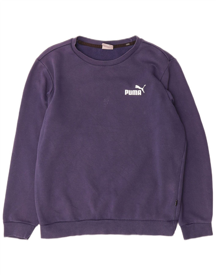 Puma Sweatshirt til mænd, lille marineblå bomuld