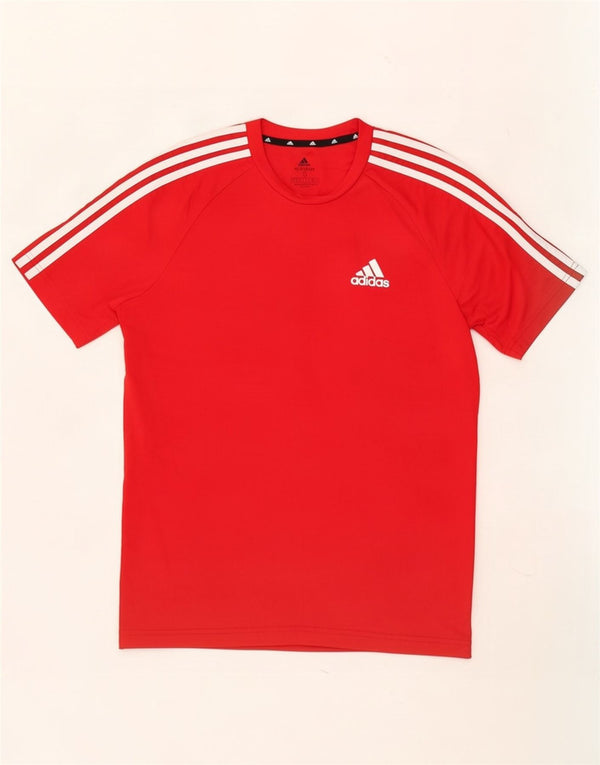 Adidas Hombre Aeroready Camiseta Top Pequeño Rojo Poliéster