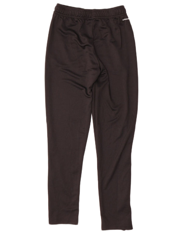 Pantaloni della tuta Adidas Aeroready da ragazzo 13-14 anni in poliestere nero