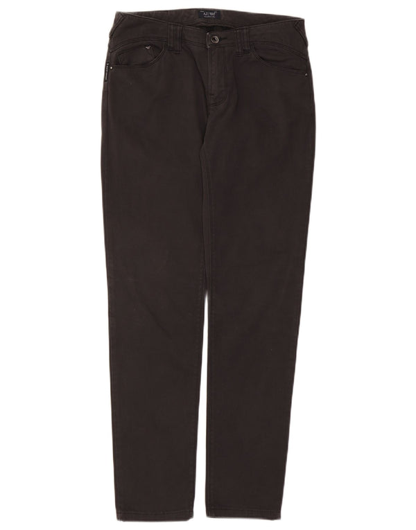 Armani Womens Slim Jeans W28 L28 Black Cotton