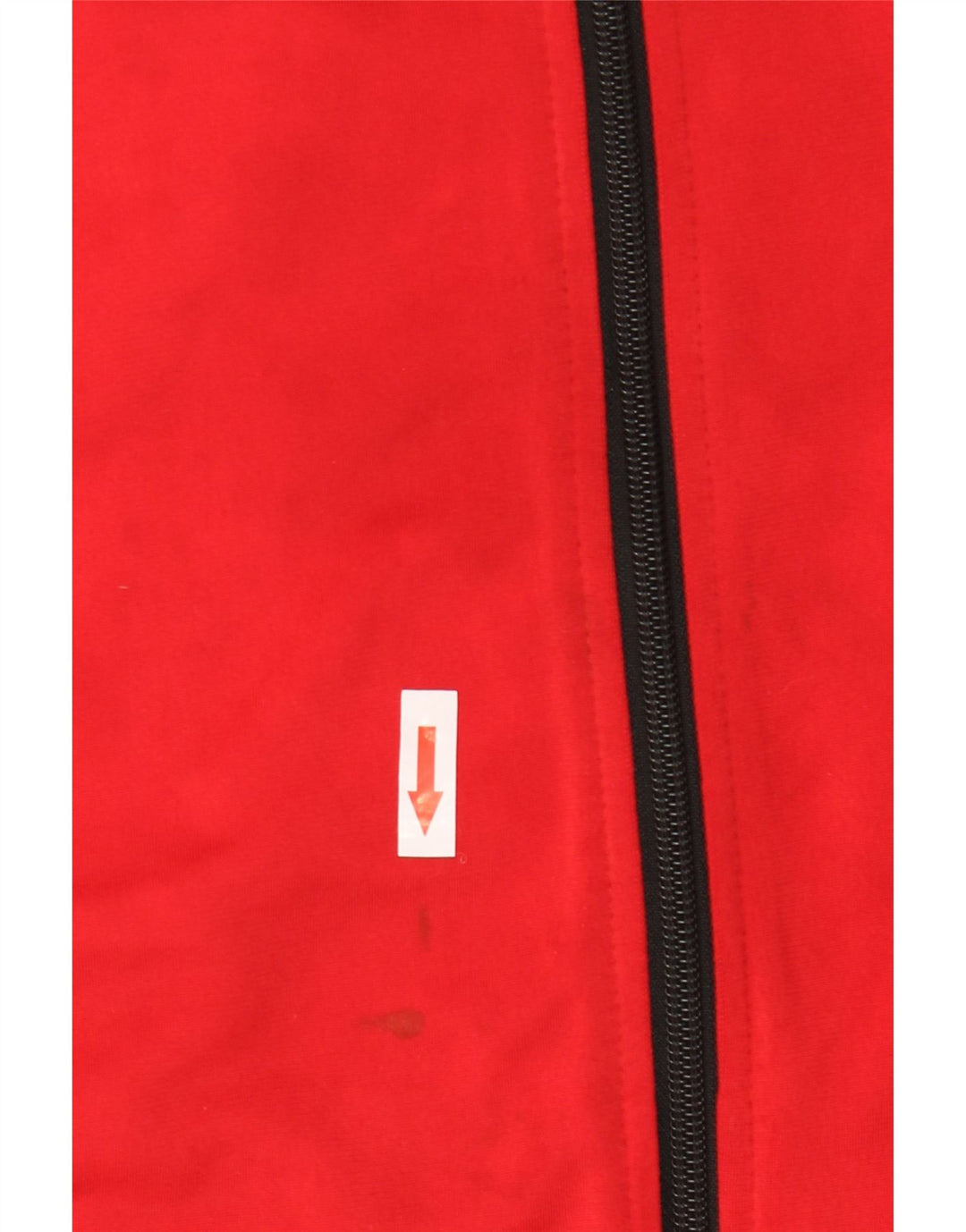 Giacca top della tuta da ragazzo ADIDAS 15-16 anni Rosso Colourblock