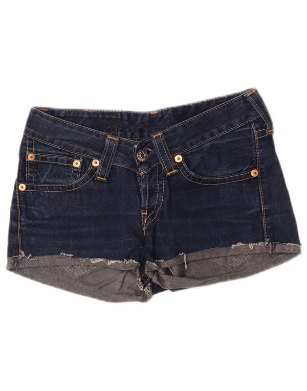 Levi's Womens 927 Denim Shorts W28 Medium Navy Blue
