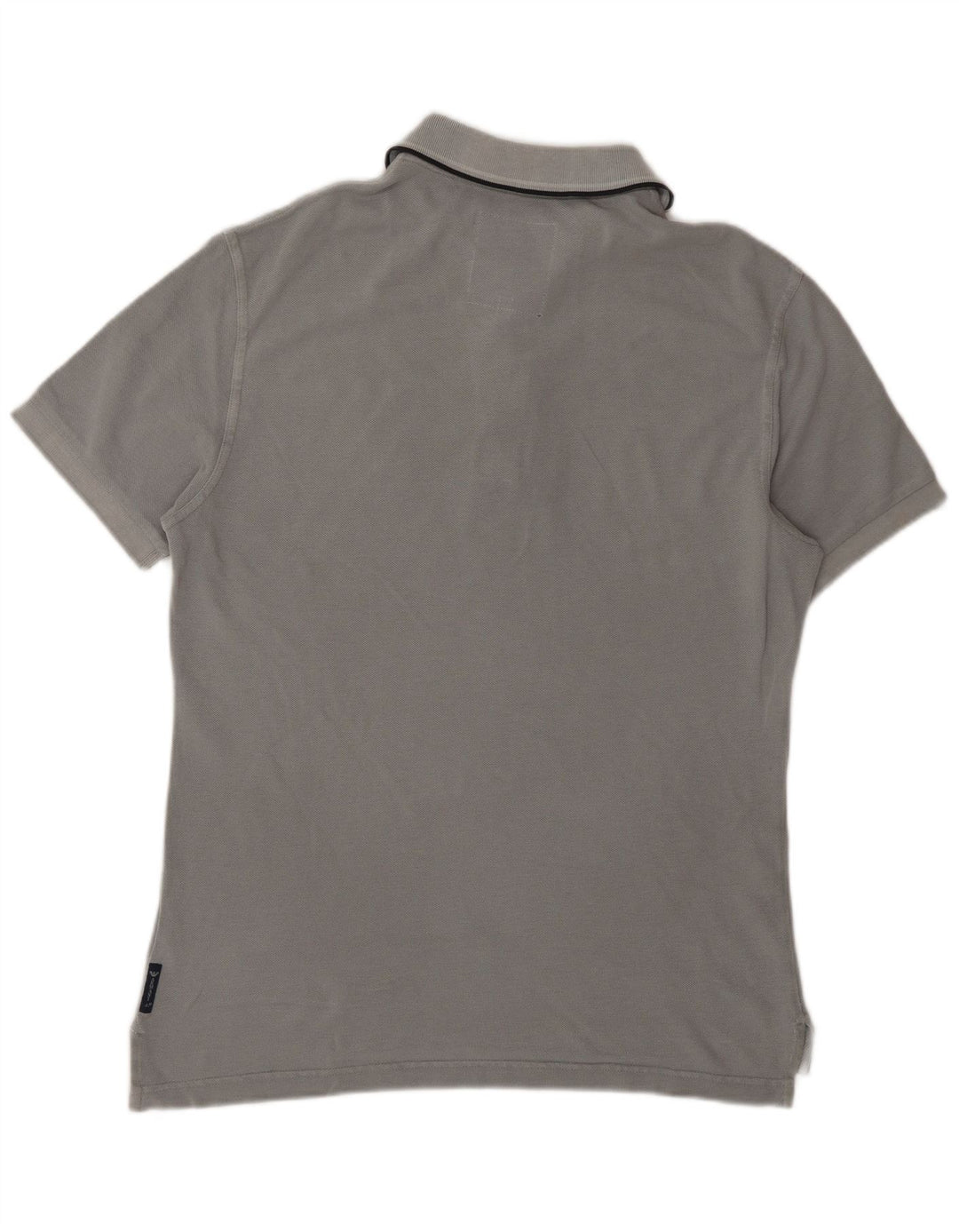 ARMANI JEANS Mens Polo Shirt Medium Grey Cotton