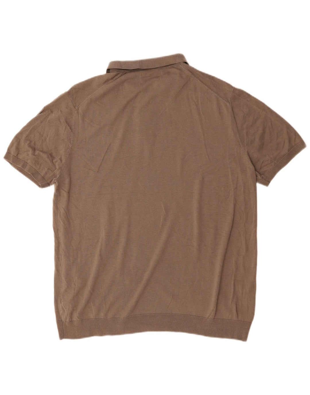 Polo da uomo Marks & Spencer Autograph XL in seta grigia