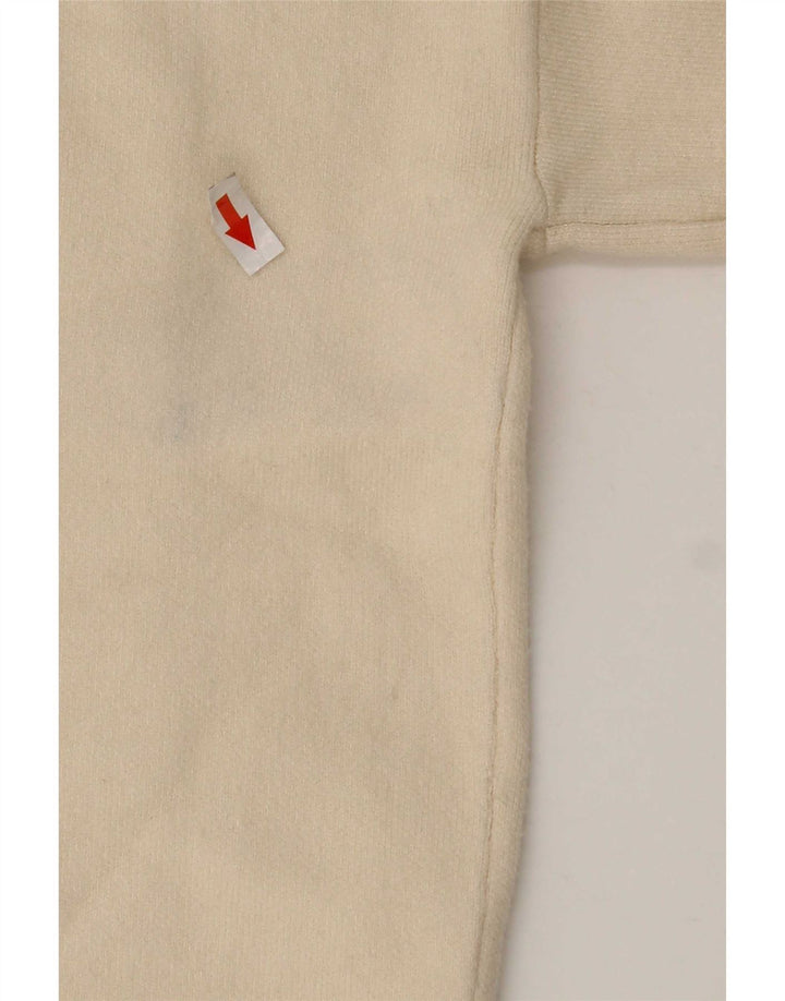 Massimo Dutti Womens Oversized Cardigan Sweater UK 10 Small Off White