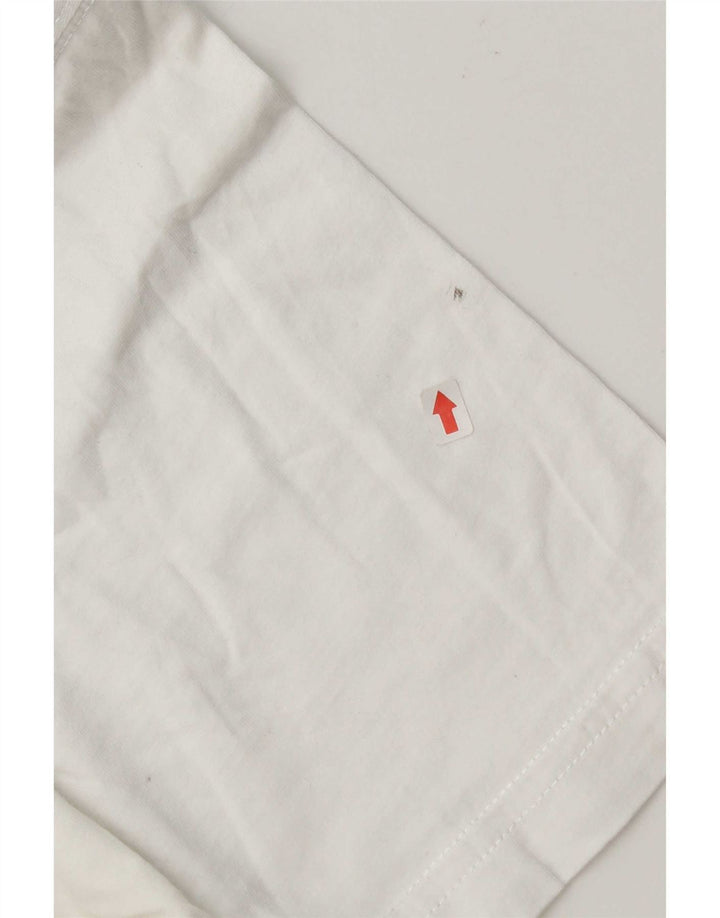 Lacoste Mens T-Shirt Top Size 5 Large White Cotton
