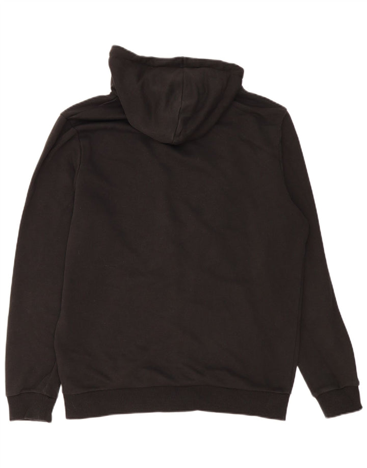 Puma Herren-Kapuzenpullover mit Reißverschluss, mittelschwarz, Baumwolle